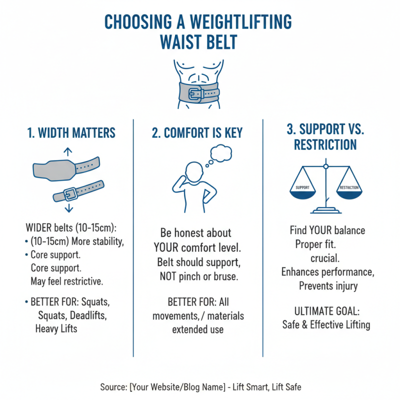 How to Choose the Right Weightlifting Waist Belt for Maximum Support