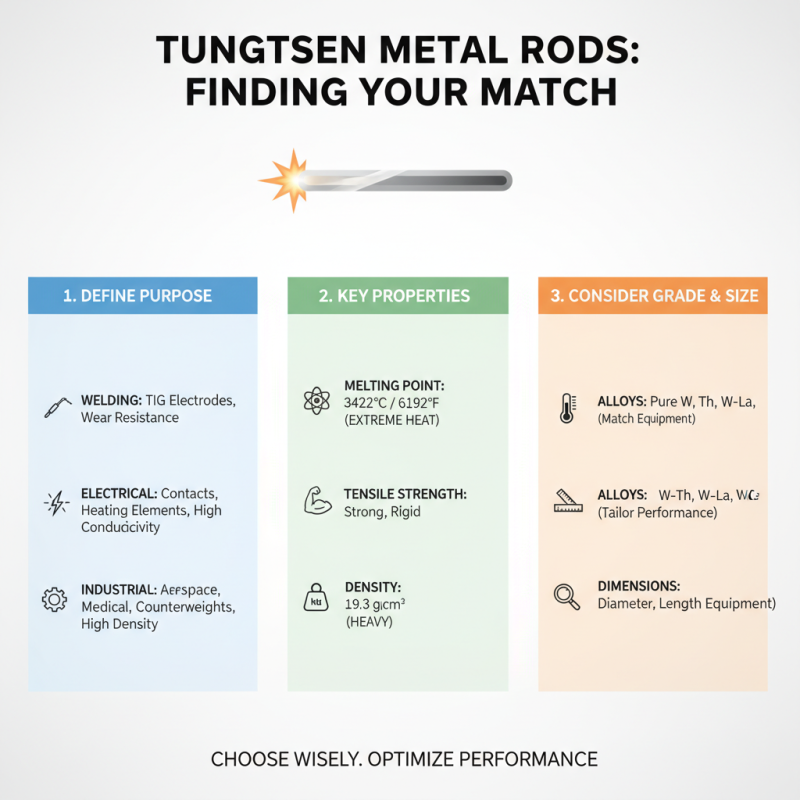 How to Choose the Right Tungsten Metal Rod for Your Needs?