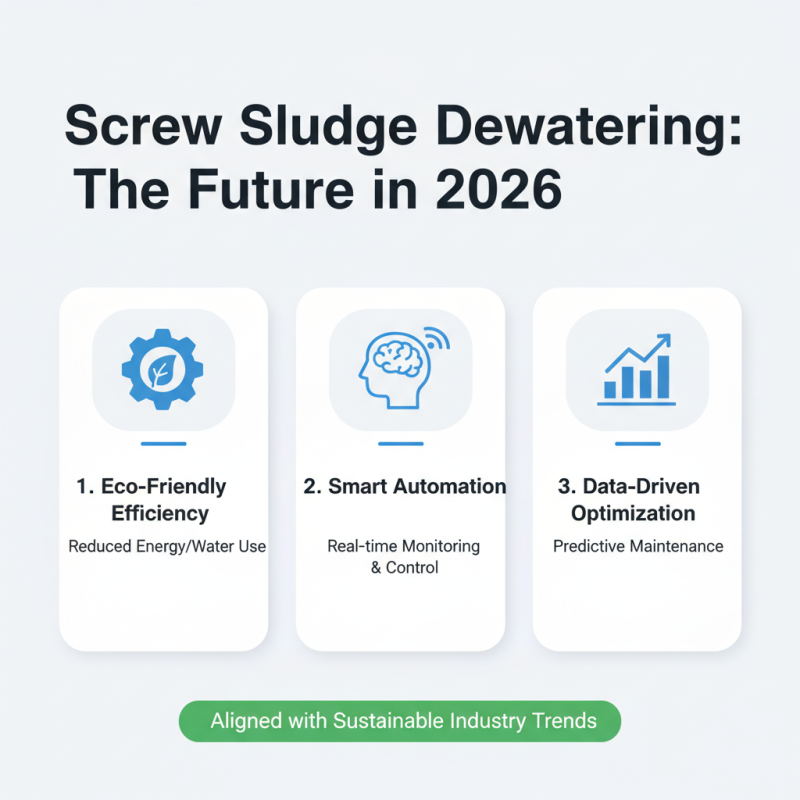 2026 Top Trends in Screw Sludge Dewatering Machines What to Expect?
