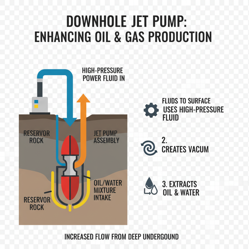 What is a downhole jet pump and how does it work?