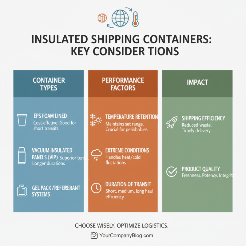 2026 Best Insulated Shipping Container Options for Your Needs?