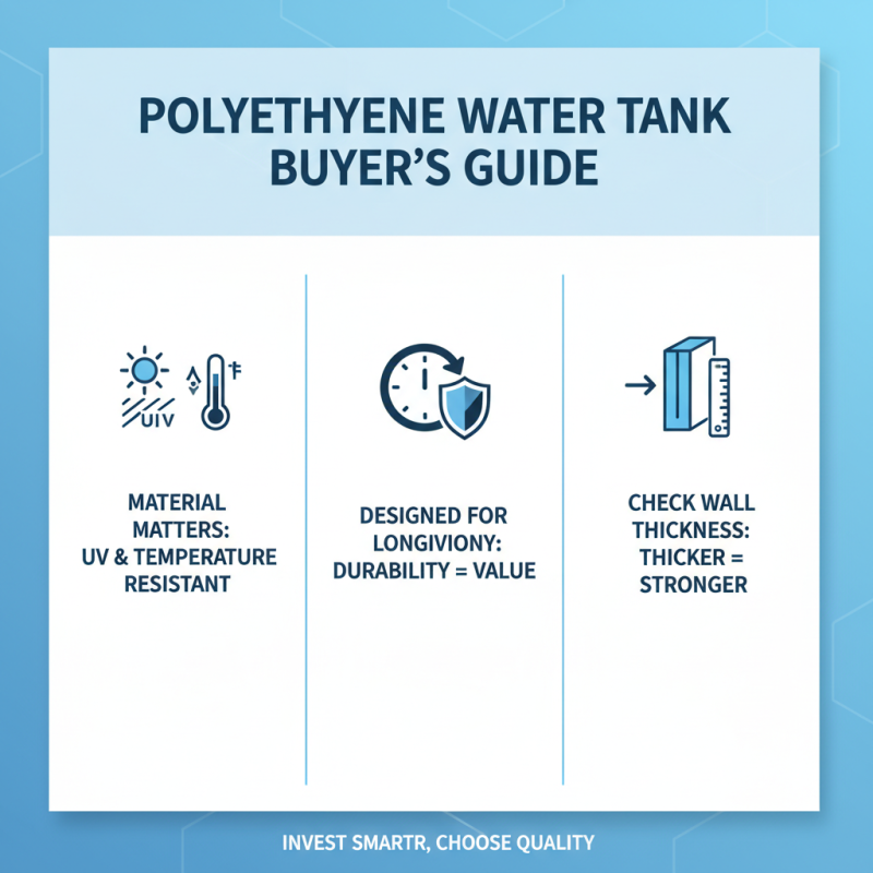 10 Essential Tips for Choosing the Right Polyethylene Water Tank