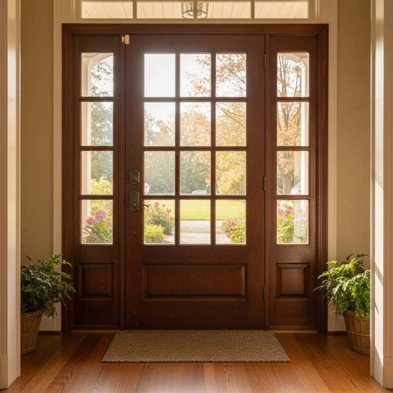 What are the Benefits of Front Entry Doors with Glass?