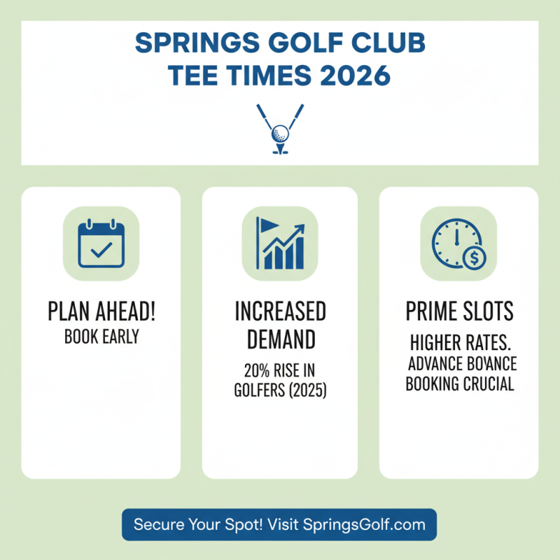 How to Play Golf at the Springs Golf Club in 2026?