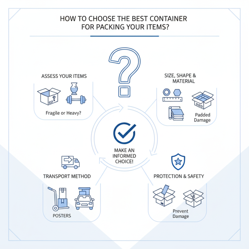 How to Choose the Best Container For Packing Your Items?