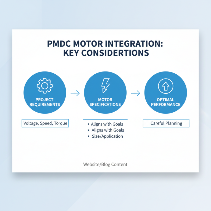 How to Choose the Right Pmdc Motor for Your Project?