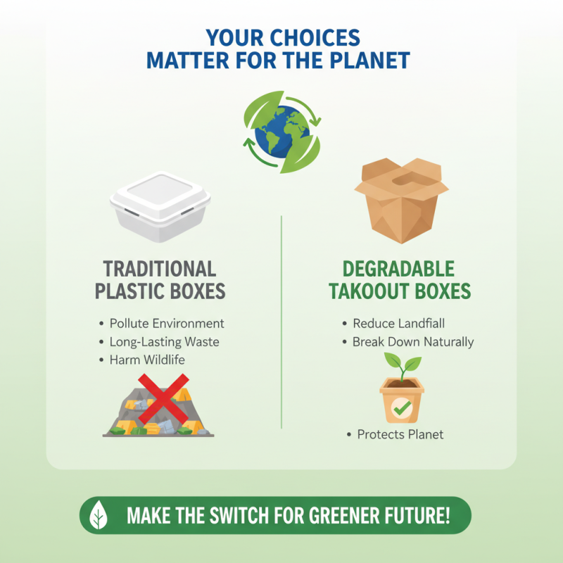 Why Choose Degradable Takeout Boxes for Sustainable Living?