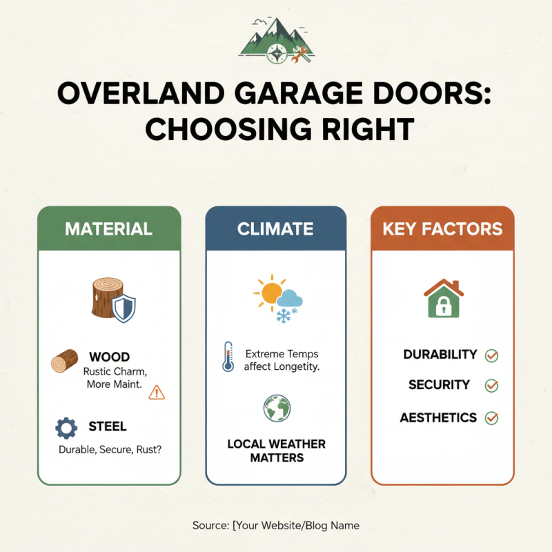 How to Choose the Best Overland Garage Door for Your Home?