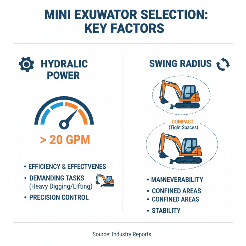 How to Choose the Right Mini Excavator for Your Project Needs?