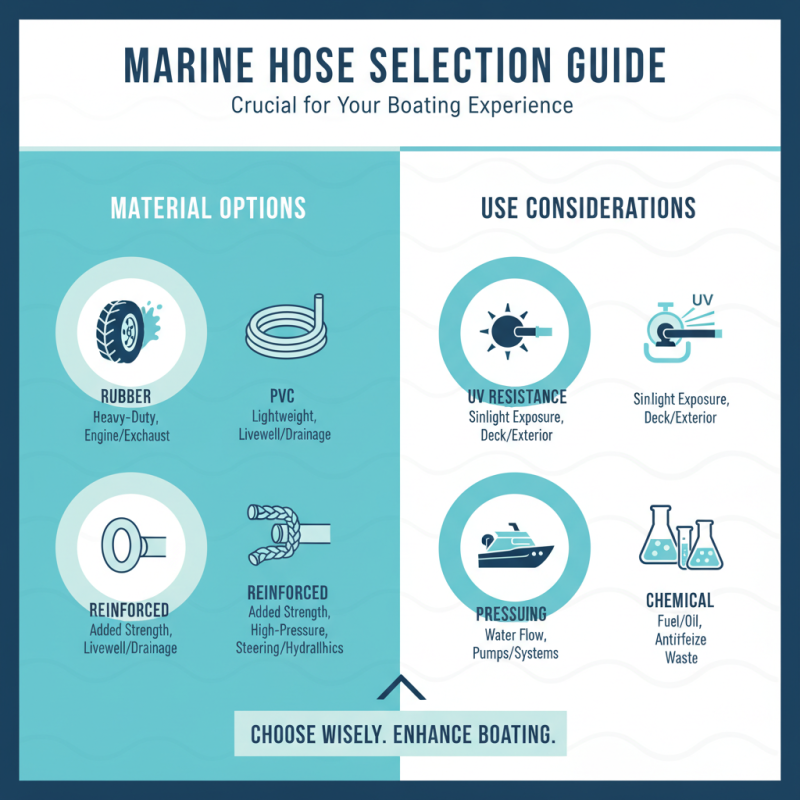 How to Choose the Right Marine Hose for Your Needs?