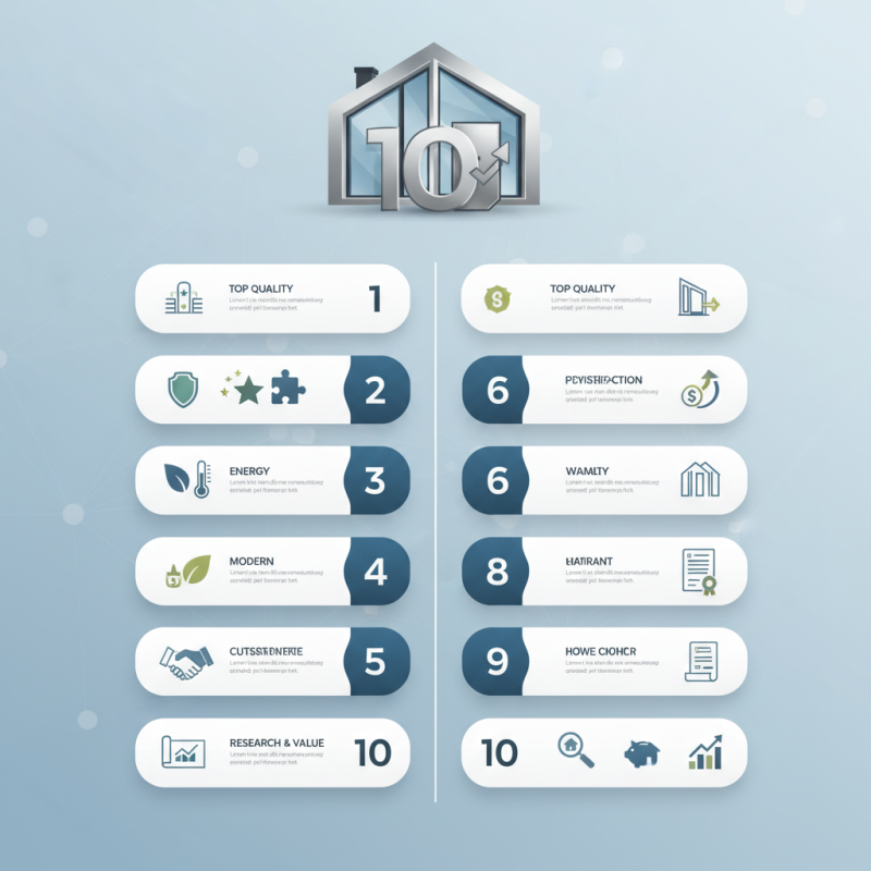 Top 10 Best Aluminum Window and Door Suppliers for Your Home?