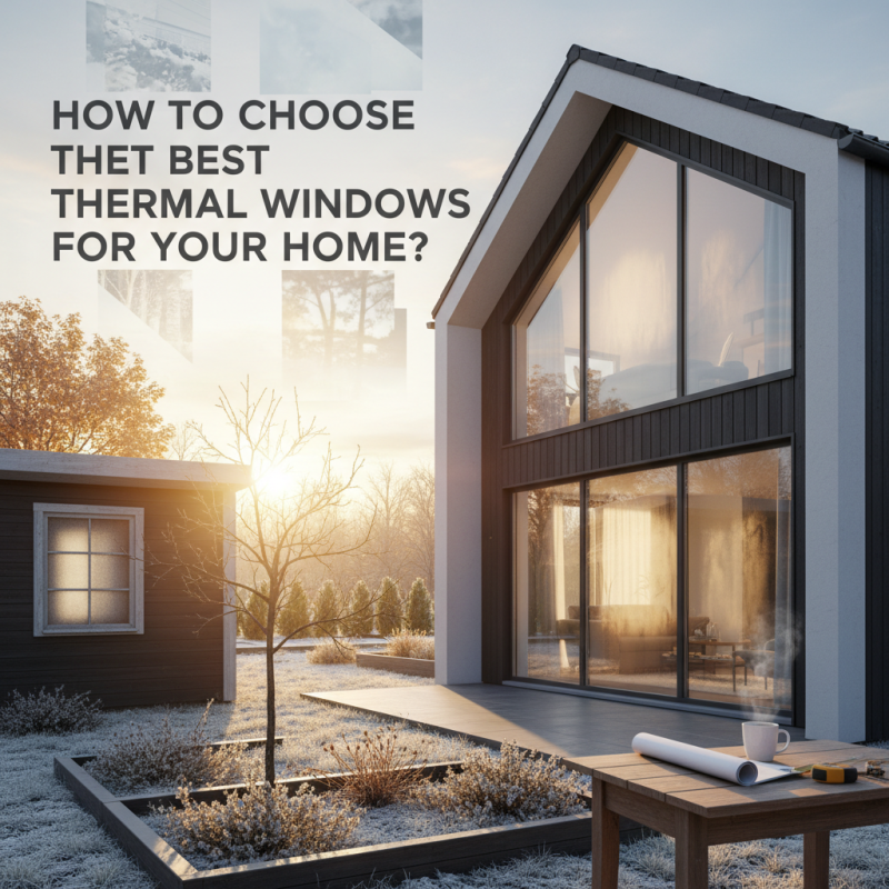 How to Choose the Best Thermal Windows for Your Home?