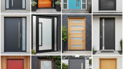 Top 10 Modern Front Door Designs for a Stunning Entrance?