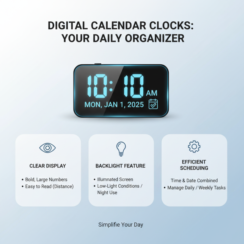 Top Digital Calendar Clock Features You Should Know?