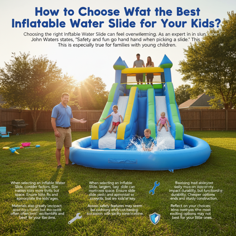 How to Choose the Best Inflatable Water Slide for Your Kids?