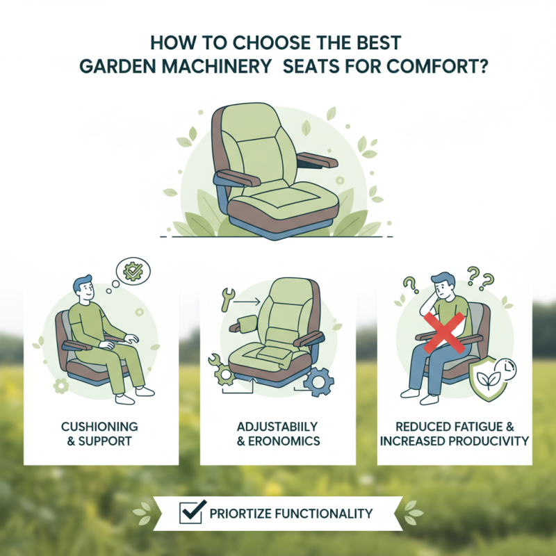 How to Choose the Best Garden Machinery Seats for Comfort?