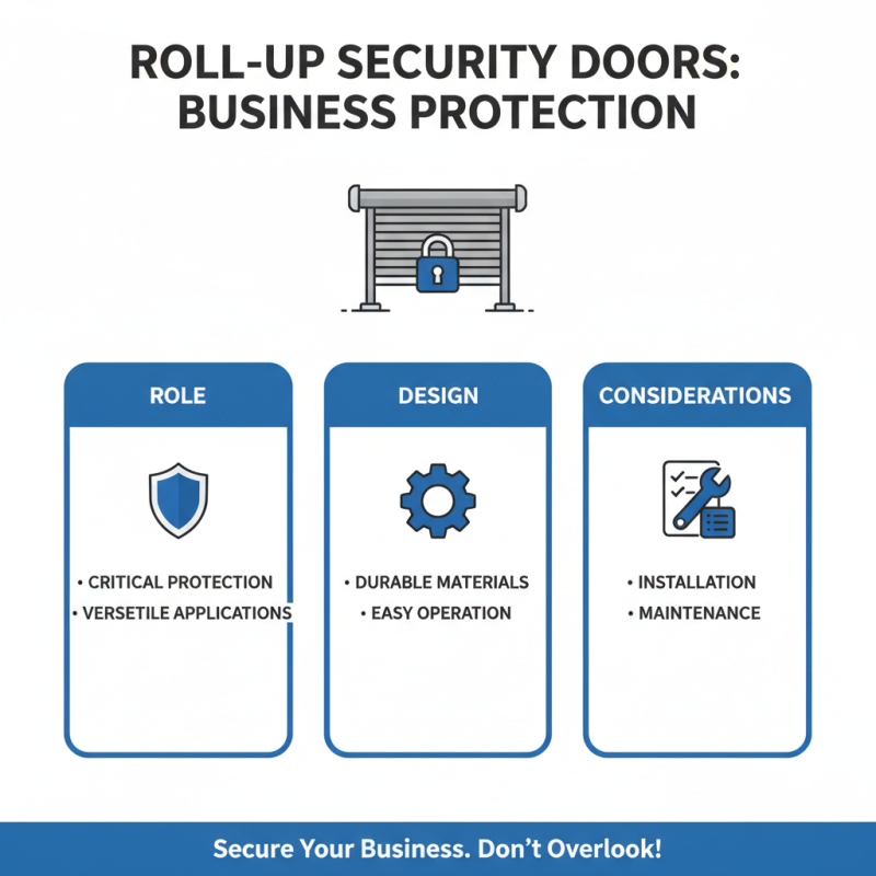 How to Choose the Best Roll Up Security Doors for Your Business?
