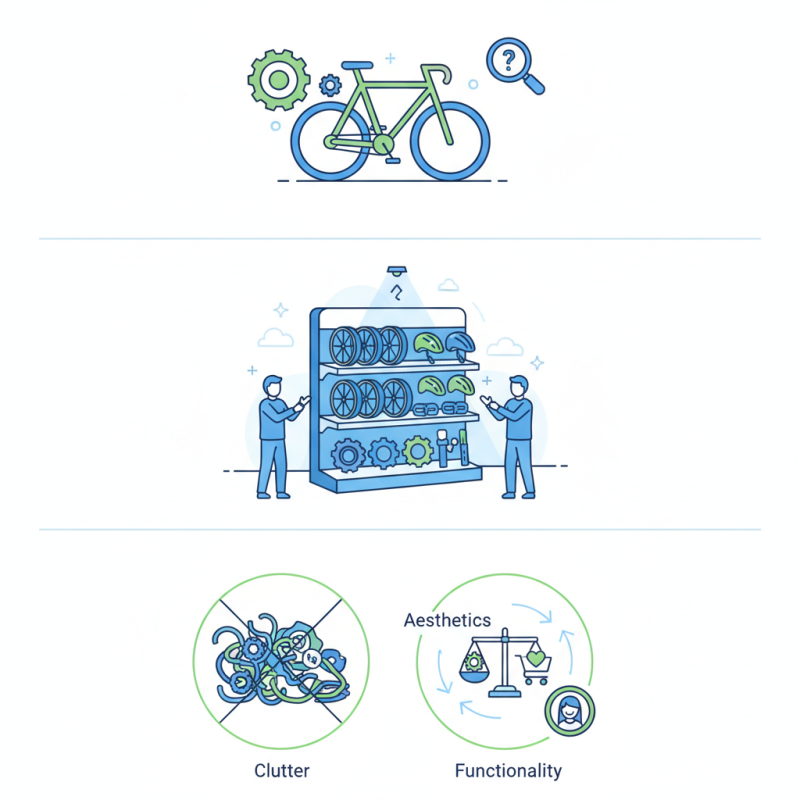 What is a Bicycle Components Floor Stand Display?