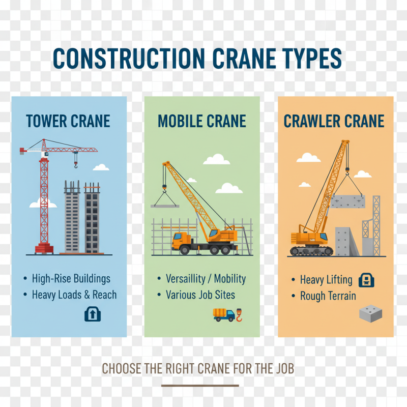 How to Choose the Right Construction Crane for Your Project?
