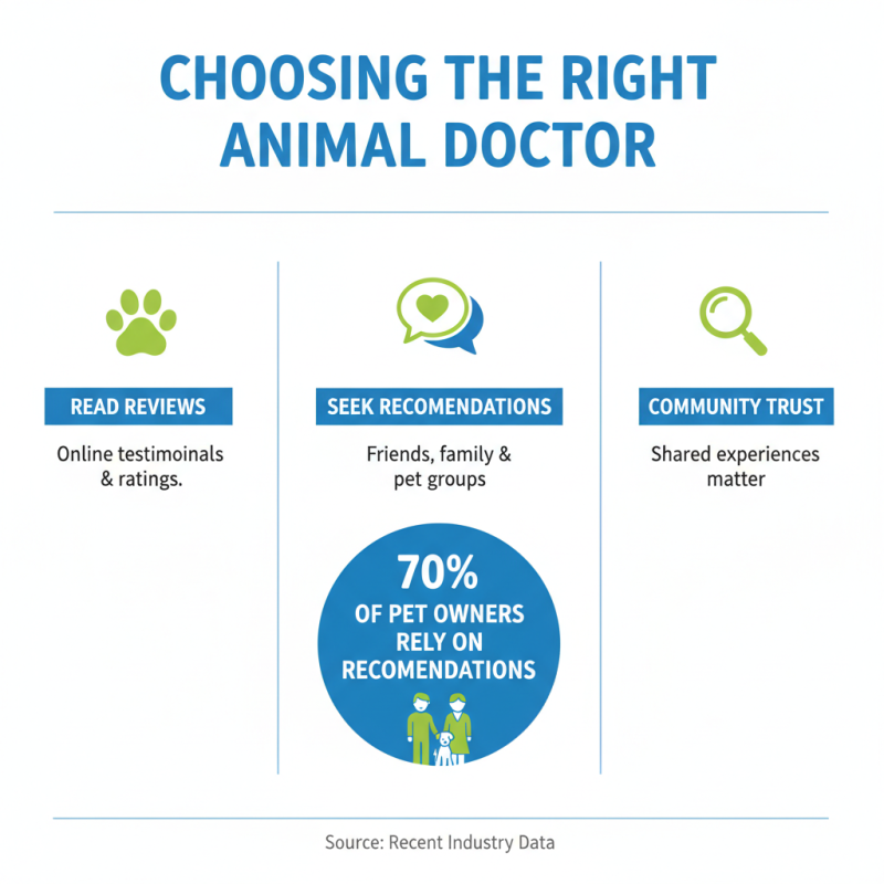 How to Choose the Right Animal Doctor for Your Pet?