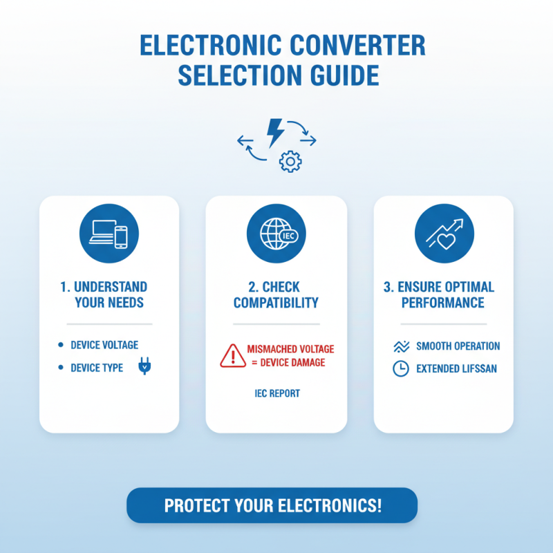 Why Do You Need an Electronic Converter for Your Devices?