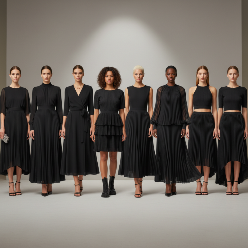 Top 10 Black Pleated Dress Styles You Need to Know?