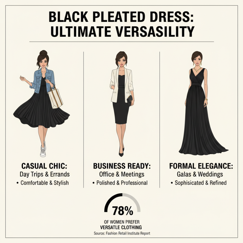 Top 10 Black Pleated Dress Styles You Need to Know?