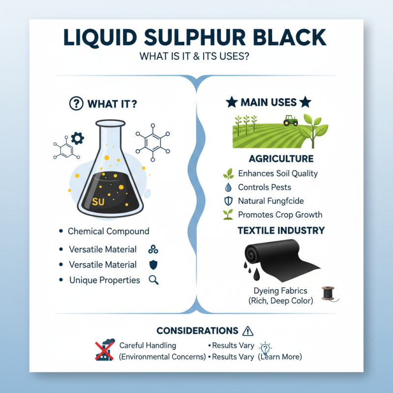 What is Liquid Sulphur Black and its Uses?