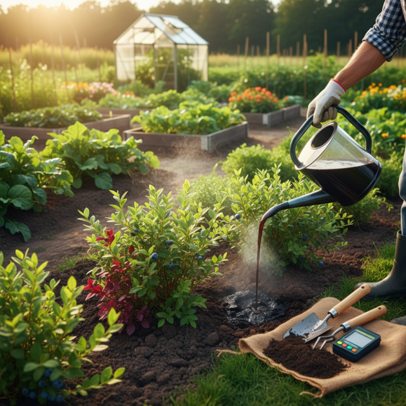 How to Use Liquid Sulphur Black Effectively for Gardening?