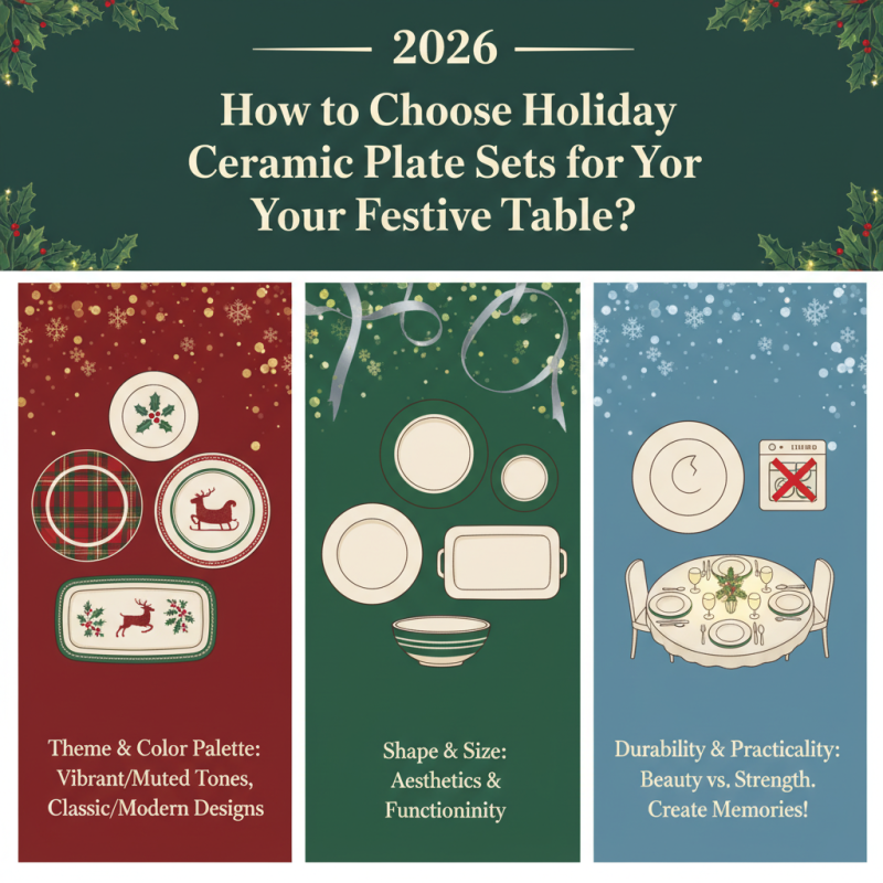 2026 How to Choose Holiday Ceramic Plate Sets for Your Festive Table?