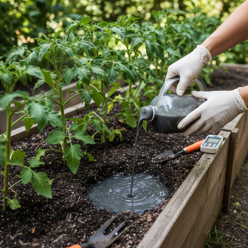 How to Use Liquid Sulphur Black for Effective Plant Growth?