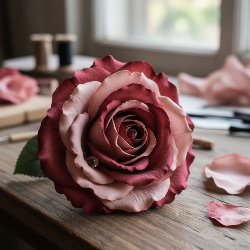 How to Make an Artificial Rose That Looks Real?