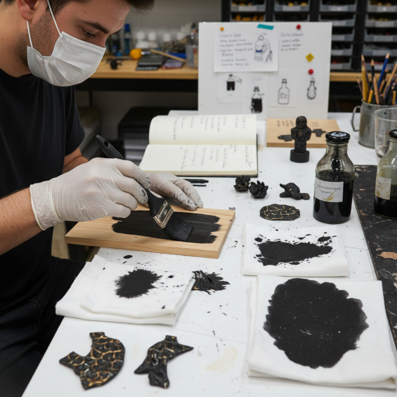 How to Use Liquid Sulphur Black for DIY Projects?