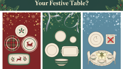 2026 How to Choose Holiday Ceramic Plate Sets for Your Festive Table?