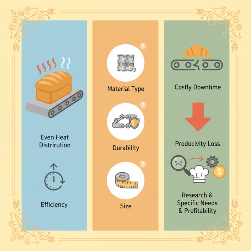 How to Choose the Right Industrial Oven Belt for Your Bakery Needs?