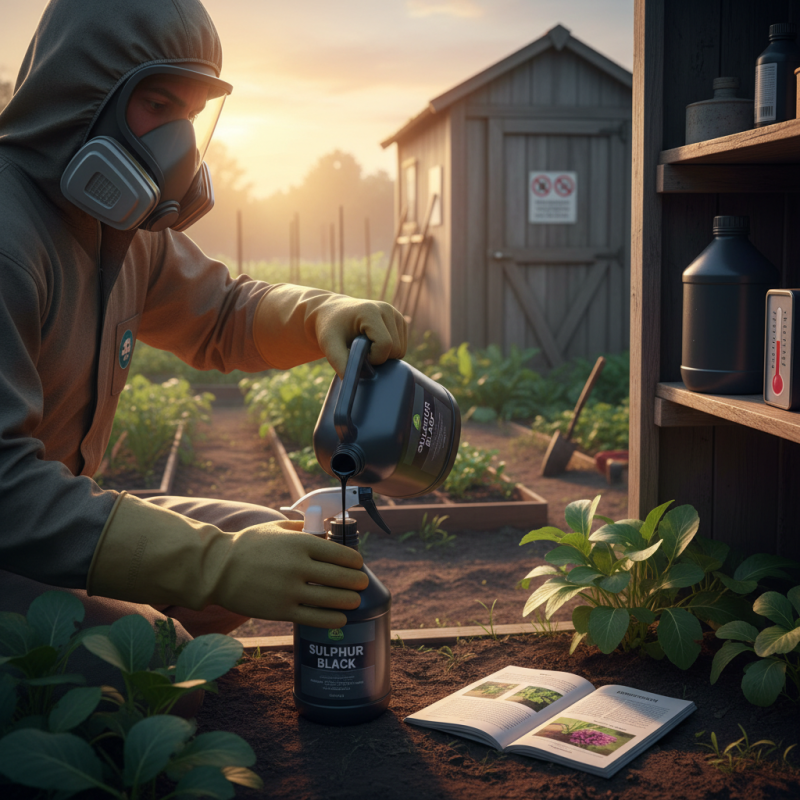 Liquid Sulphur Black Tips for Safe and Effective Use?