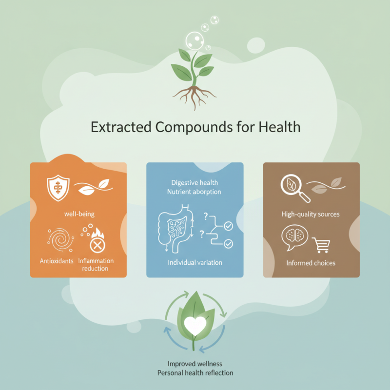 Extracted Compounds Tips for Health and Nutrition Benefits?