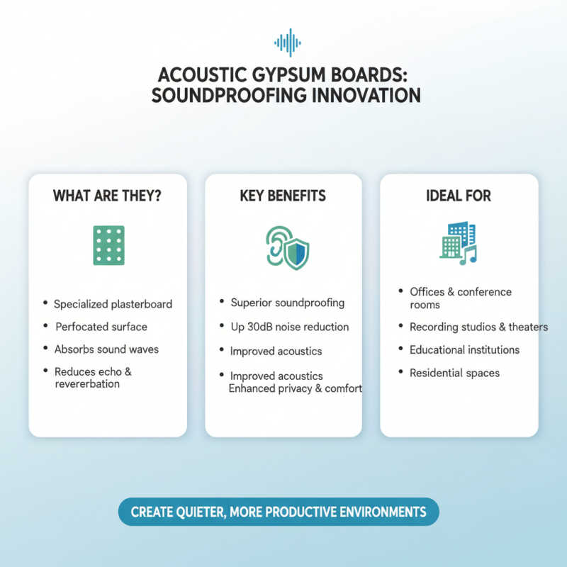 Why Choose Acoustic Gypsum Board for Soundproofing Solutions?