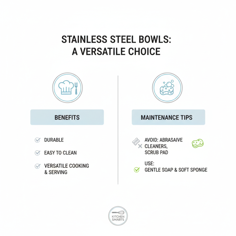 Best Large Stainless Steel Bowl for Cooking and Serving?