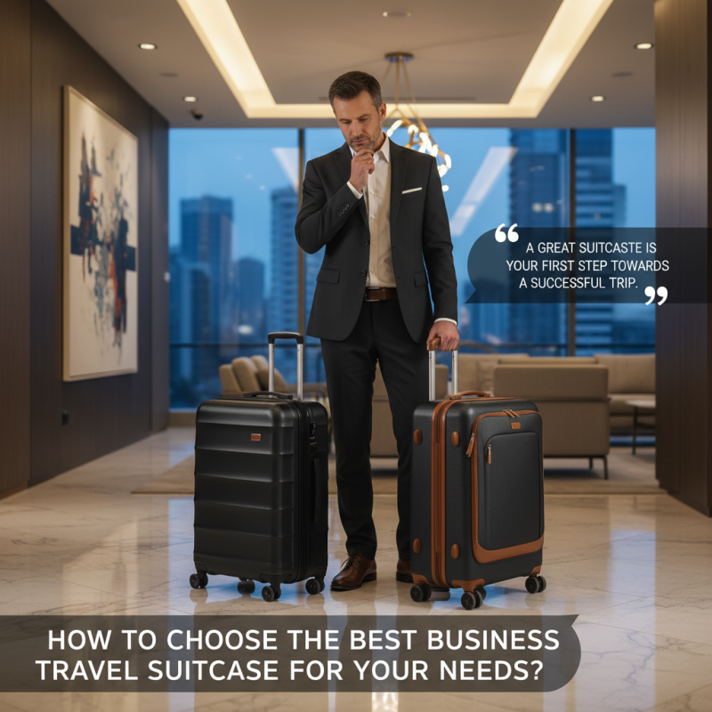 How to Choose the Best Business Travel Suitcase for Your Needs?