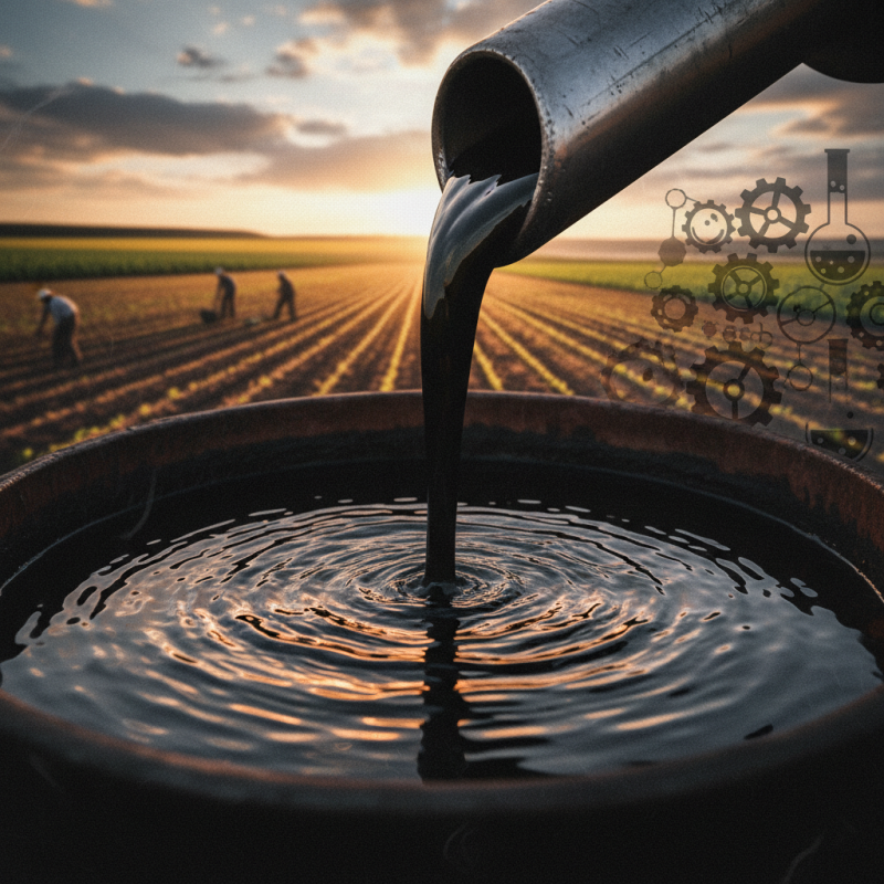 What is liquid sulphur black and its uses?