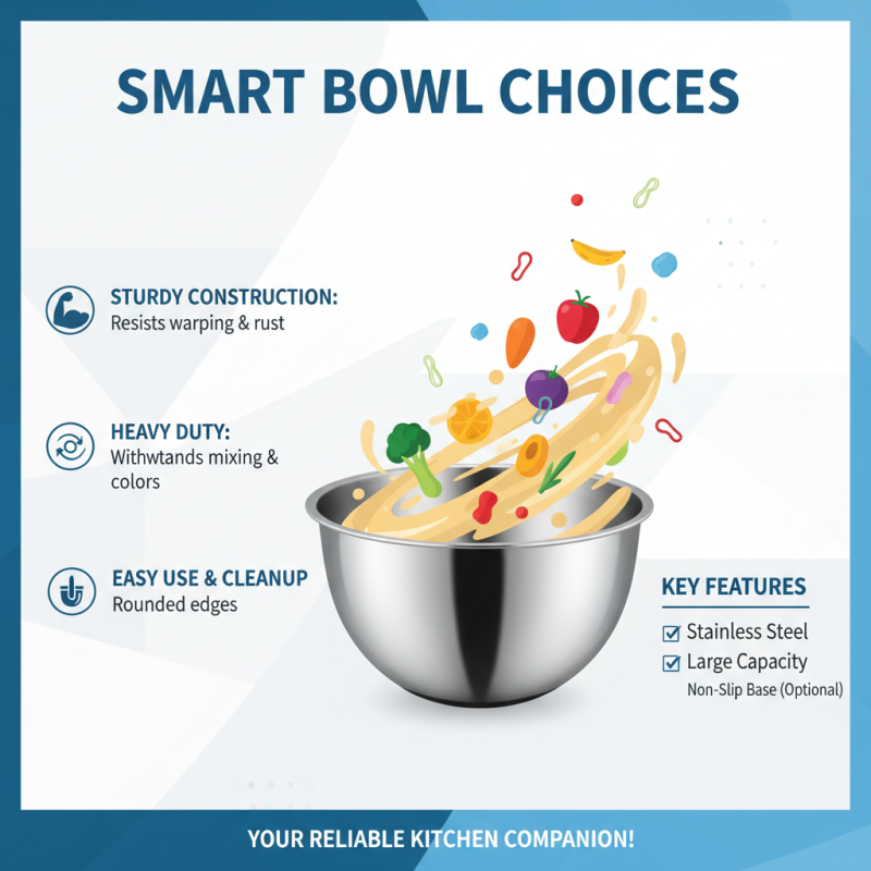 Best Large Stainless Steel Bowl for Cooking and Serving?