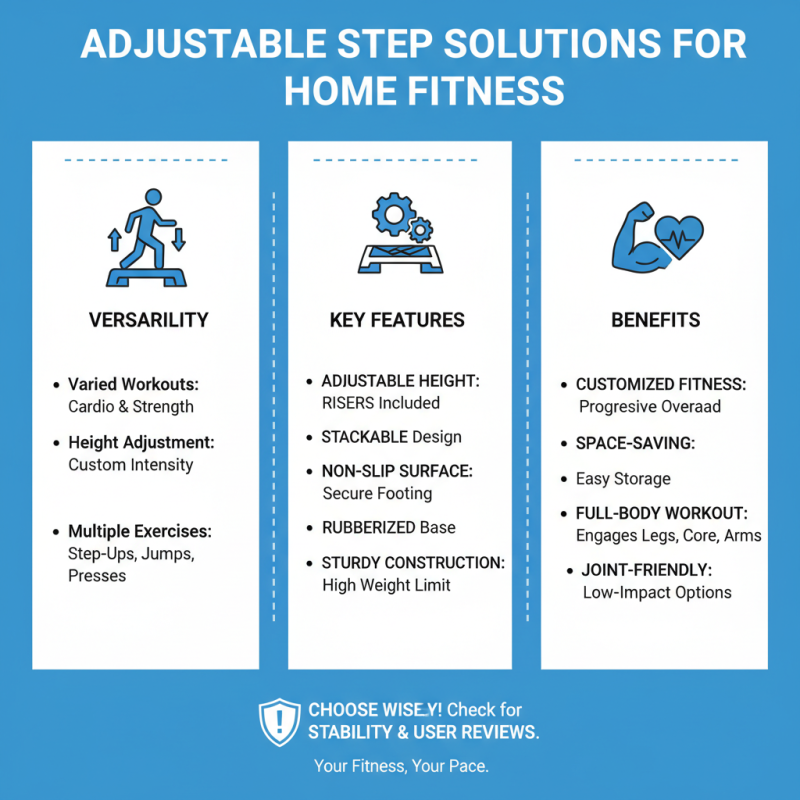 10 Best Adjustable Step Solutions for Your Home Fitness Needs?