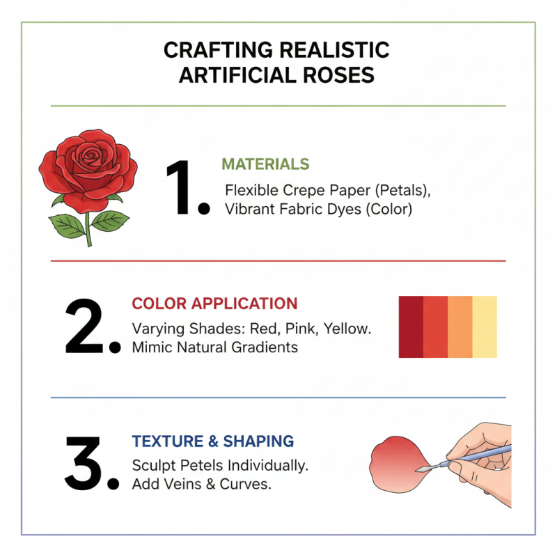 How to Make an Artificial Rose That Looks Real?