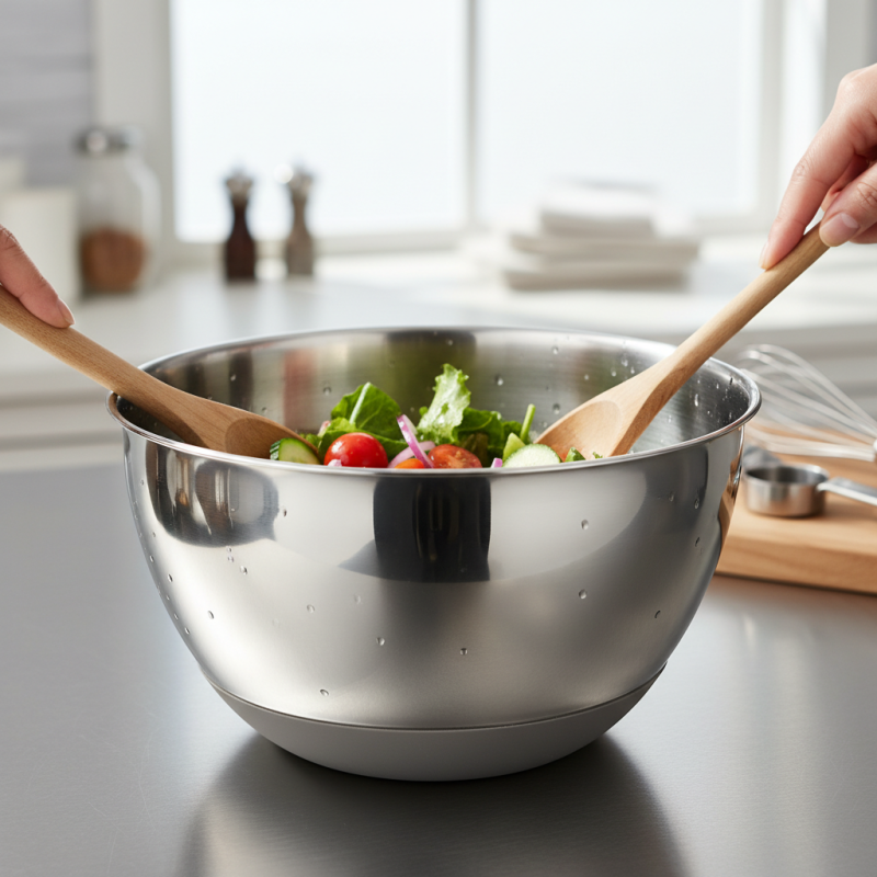 Best Large Stainless Steel Bowl for Cooking and Serving?