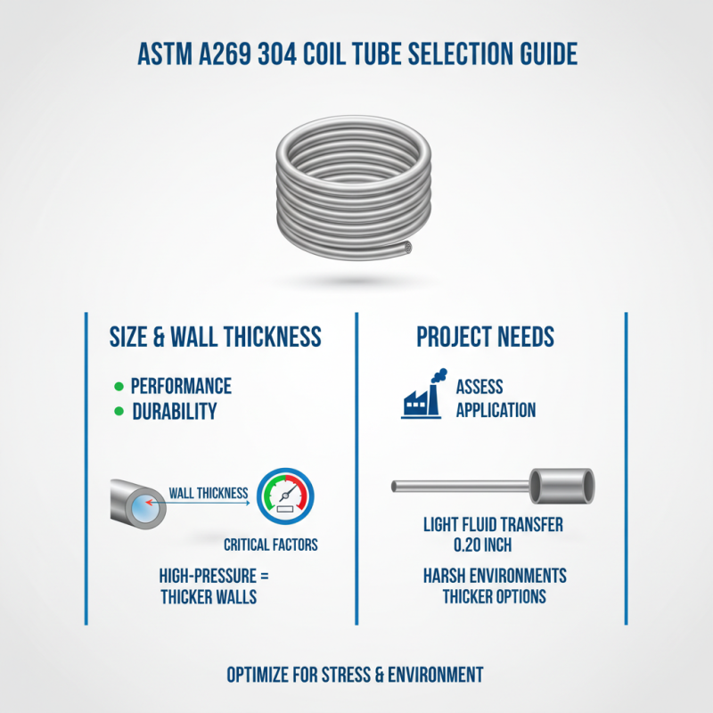 How to Choose the Right ASTM A269 304 Coil Tube for Your Project?