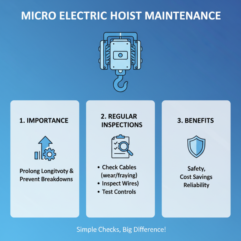 Top Micro Electric Hoist Features and Benefits You Should Know?