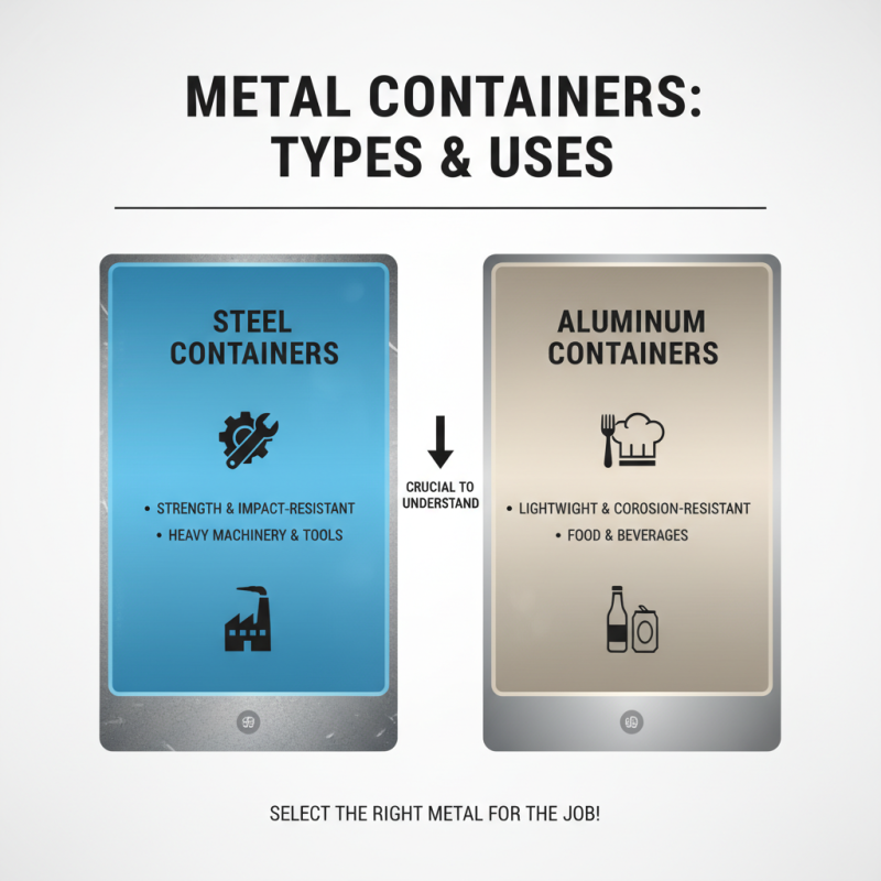 How to Choose the Right Container Metal for Your Needs?