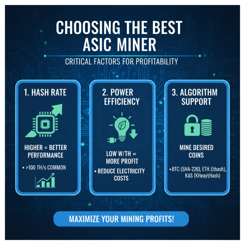 How to Choose the Best Asic Miner for Cryptocurrency Mining?