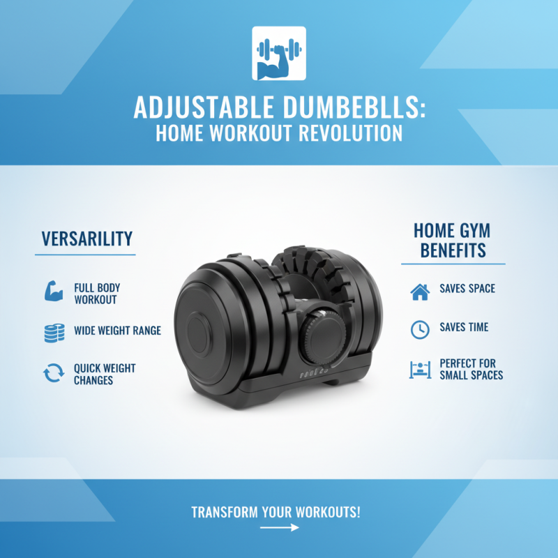 Top 10 Benefits of Using Adjustable Selector Dumbbells for Your Home Gym